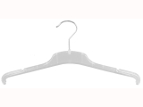 Kleiderbügel für Blusen, Shirtbügel, FO1, 43 cm, transparent, NEU, 20 Stück